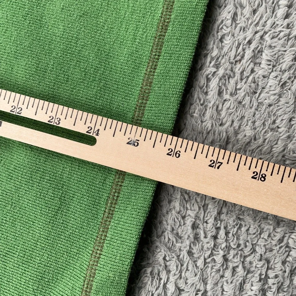 Eddie Bauer Sweater Mens Large Green 1/4 Zip Pullover Sweatshirt Outdoor Casual